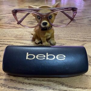 Bebe Mauve Eyeglasses with Black Case